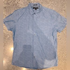 Marc Anthony Slim Fit Short-Sleeve Button Down